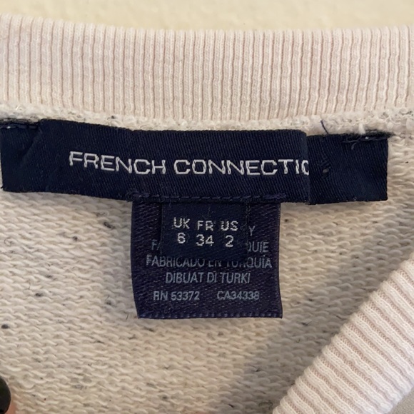 French Connection Grey Sweatshirt Dress - Picture 4 of 6